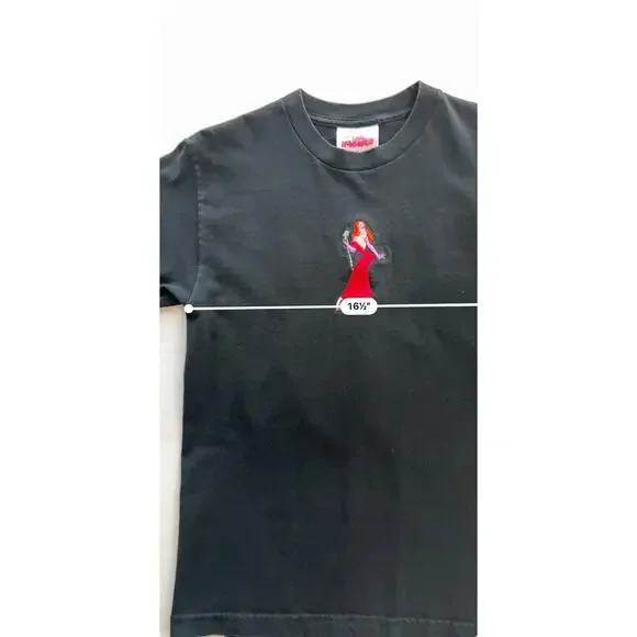 The Hundreds x Who Framed Roger Rabbit Collab Tee Jessica Rabbit Embroidered S - Picture 7 of 10